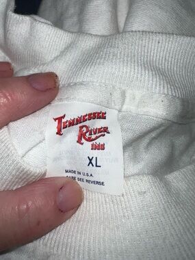 Tennessee River Inc. White Crewneck Tee - XL
